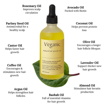 Veganic™ Natural Hair Growth Oil